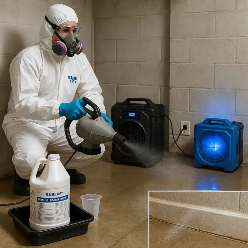 Sanitization and Odor Removal process in Wallburg, NC