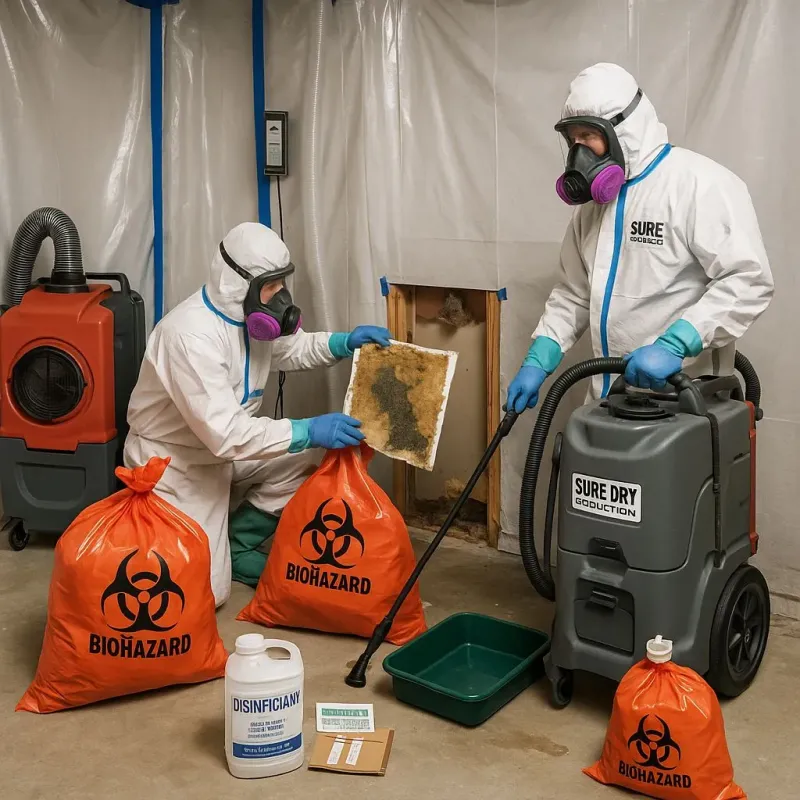 Contaminated Water Handling Protocols process in Wallburg, NC