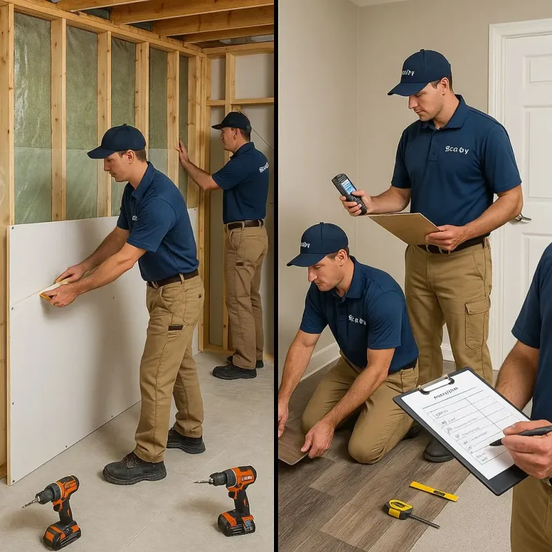 Repairs and Reconstruction process in Wallburg, NC