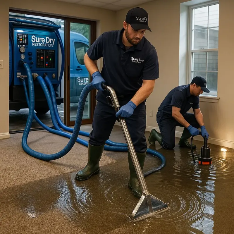 Water Extraction and Removal process in Wallburg, NC